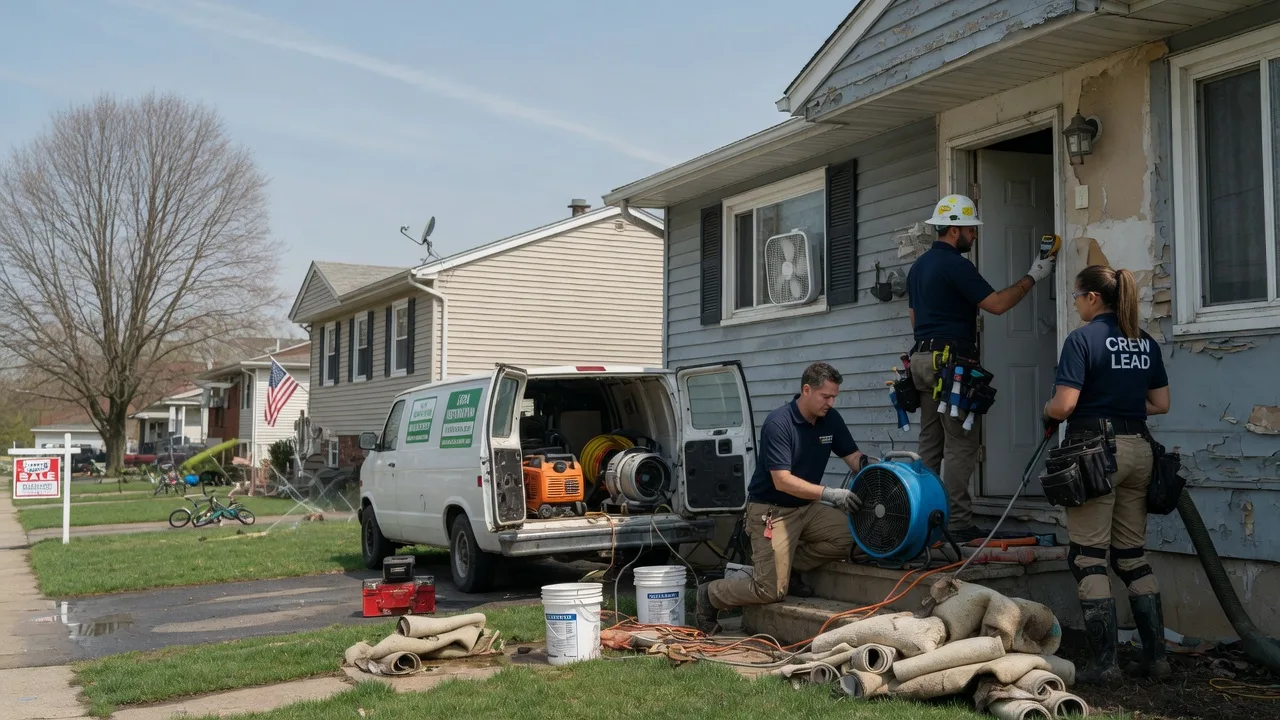 Flood Cleanup in Harrisonville, NJ near me